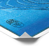 Provincie Awa, Naruto Whirlpools door Ando Hiroshi Poster (Hoek)