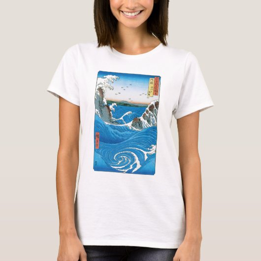 Provincie Awa, Naruto Whirlpools door Ando Hiroshi T-shirt (Voorkant)