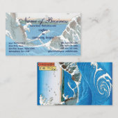 Provincie Awa, Naruto Whirlpools door Ando Hiroshi Visitekaartje (Voorkant / Achterkant)