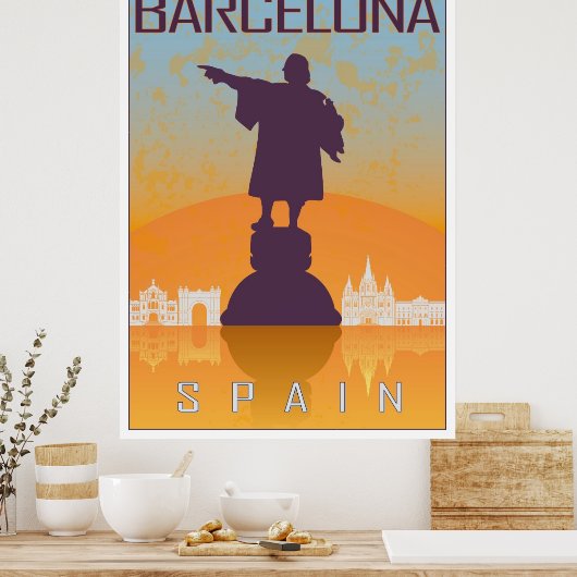 Provincie Barcelona Poster (Keuken)