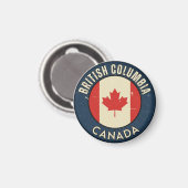 Provincie British Columbia Canada Magneet (Voorkant / Achterkant)