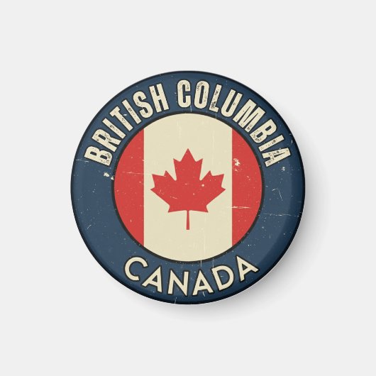 Provincie British Columbia Canada Magneet (Voorkant)