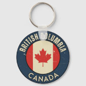 Provincie British Columbia Canada Sleutelhanger (Achterkant)