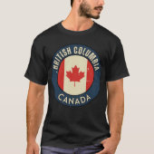 Provincie British Columbia Canada T-shirt (Voorkant)