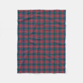 Provincie British Columbia Canada Tartan Fleece Deken (Voorkant)