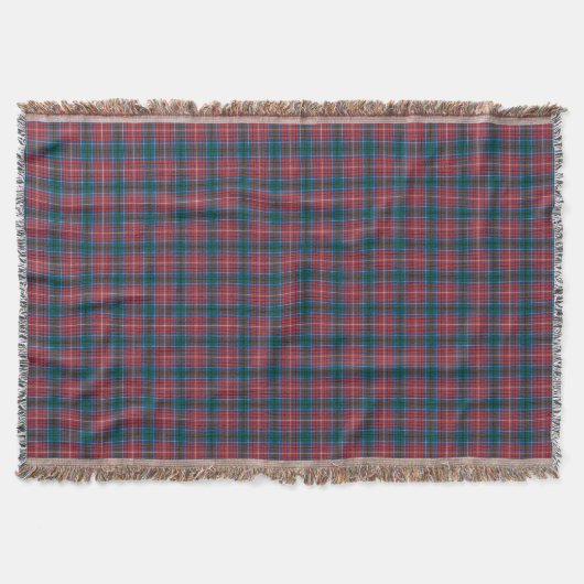Provincie British Columbia Canada Tartan Pattern Deken (Voorkant)
