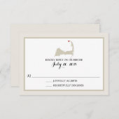 Provincie Cape Cod | Bruiloft RSVP (Voorkant / Achterkant)