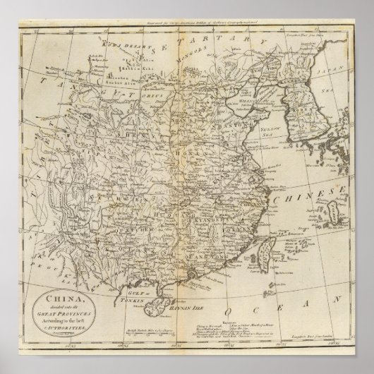 Provincie China Poster (Voorkant)