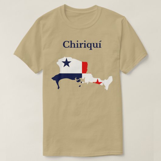 Provincie Chiriqui Panama T-shirt (Design voorkant)