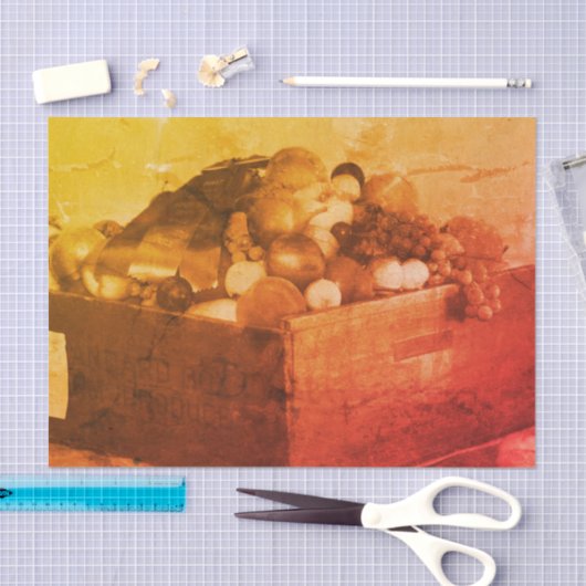 Provincie Fair Blue Ribbon Fruit  ontkoppeling Tissuepapier (Craft)