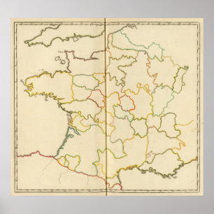 Provincie, Franse lijn Poster