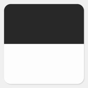 provincie fribourg Zwitserland zwitserse vlagregio Vierkante Sticker