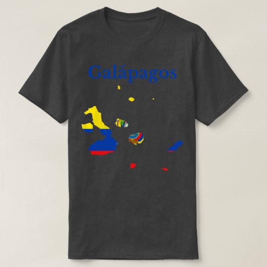Provincie Galapagos Ecuador T-shirt (Design voorkant)