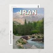 Provincie Isfahan, Iran Briefkaart (Voorkant / Achterkant)