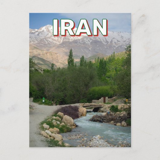 Provincie Isfahan, Iran Briefkaart (Voorkant)