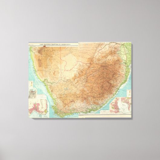 Provincie Kaapverdië, transvaal Canvas Afdruk (Voorkant)
