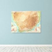 Provincie Kaapverdië, transvaal Canvas Afdruk (Insitu (Houten vloer))