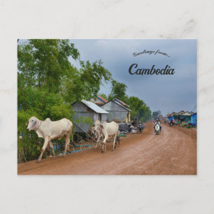 Provincie Kandal Cambodja Briefkaart