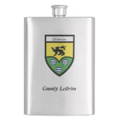 Provincie Leitrim Premium Flask Heupfles (Voorkant)
