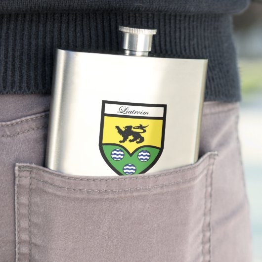 Provincie Leitrim Premium Flask Heupfles (Voorbeeld)
