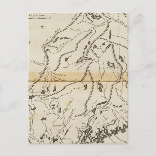 provincie Maine 2 Briefkaart (Voorkant)