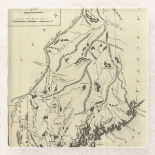Provincie Maine Glazen Onderzetter