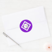 provincie Malagentia Populace Badge Ronde Sticker (Envelop)
