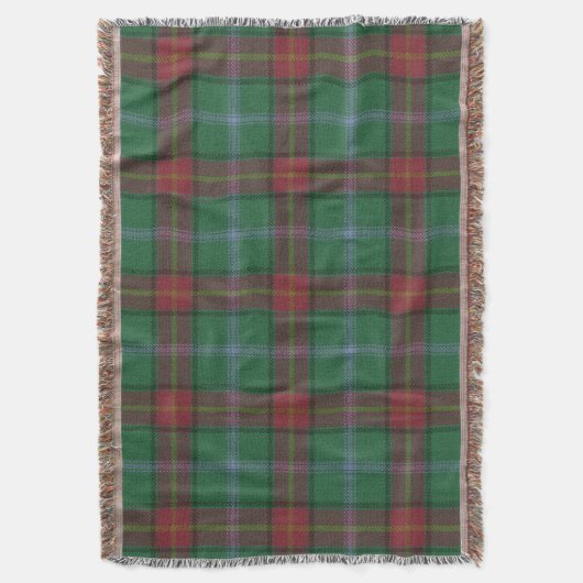 Provincie Manitoba Original Tartan Deken (Voorkant Verticaal)