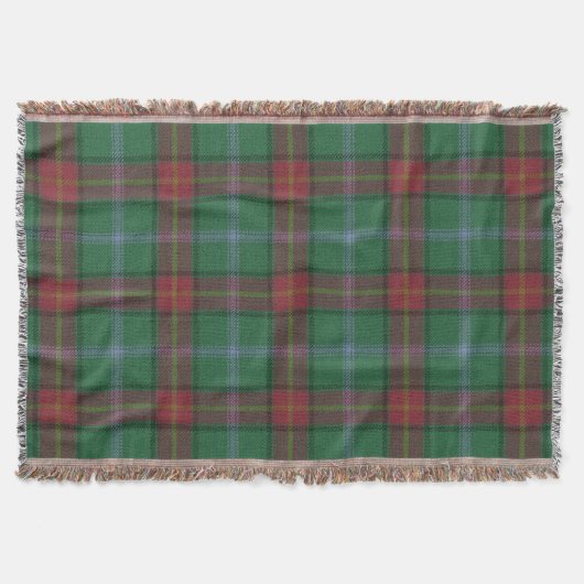 Provincie Manitoba Original Tartan Deken (Voorkant)
