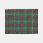 Provincie Manitoba Original Tartan Fleece Deken (Voorkant (Horizontaal))