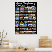 Provincie Midden-Tennessee Poster (Keuken)