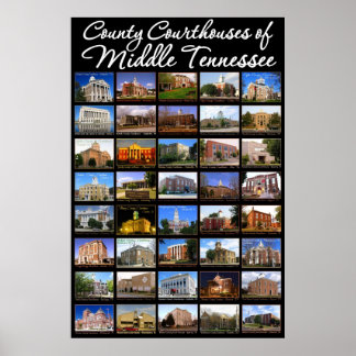 Provincie Midden-Tennessee Poster