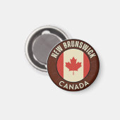 Provincie New Brunswick Canada Magneet (Voorkant / Achterkant)
