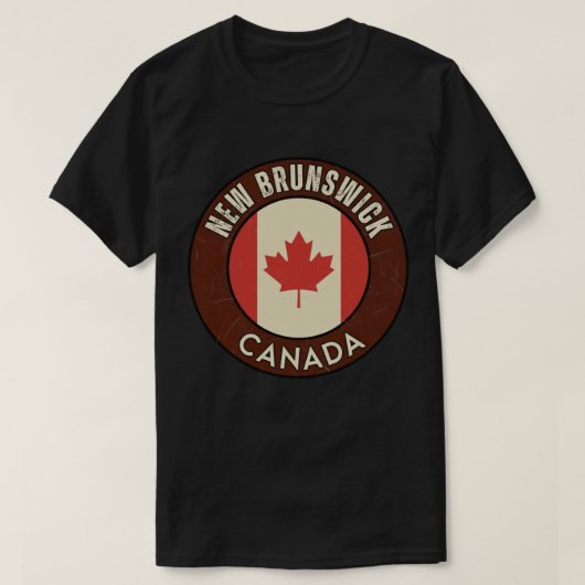 Provincie New Brunswick Canada T-shirt (Design voorkant)