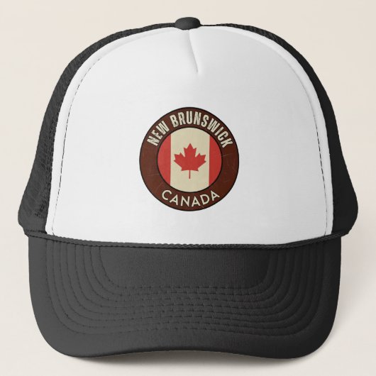 Provincie New Brunswick Canada Trucker Pet (Voorkant)