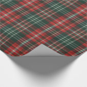 Provincie New Brunswick Tartan Wrapping Paper Cadeaupapier (Hoek)
