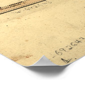 Provincie New York & New Jersey Map (1776) Poster (Hoek)