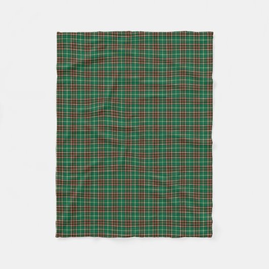 Provincie Newfoundland Tartan Fleece Deken (Voorkant)