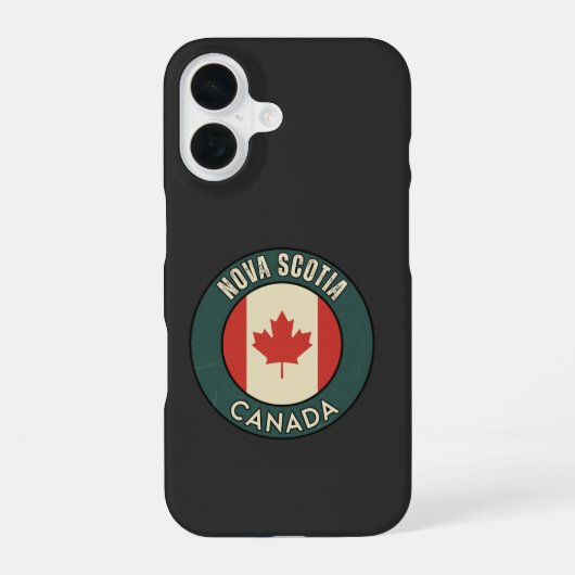 Provincie Nova Scotia Canada iPhone 16 Hoesje (Achterkant)