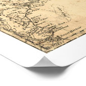 Provincie Nova Scotia Canada Map 1776 Poster (Hoek)