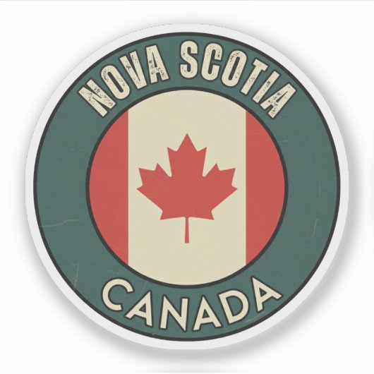 Provincie Nova Scotia Canada Sticker (Voorkant)