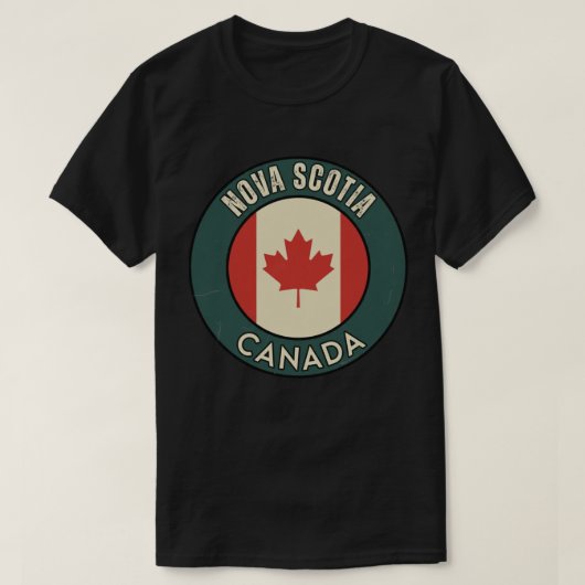 Provincie Nova Scotia Canada T-shirt (Design voorkant)