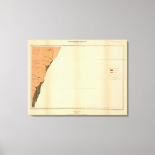 Provincie Nova Scotia Island of Cape Breton 2 Canvas Afdruk