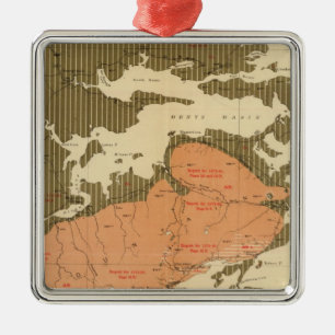 Provincie Nova Scotia Island of Cape Breton 8 Metalen Ornament
