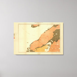 Provincie Nova Scotia Island of Cape Breton 9 Canvas Afdruk