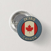 Provincie Ontario Canada Ronde Button 3,2 Cm (Voorkant /achterkant)