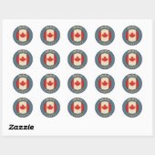 Provincie Ontario Canada Ronde Sticker (Vel)