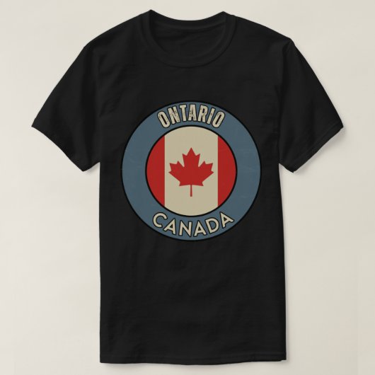 Provincie Ontario Canada T-shirt (Design voorkant)
