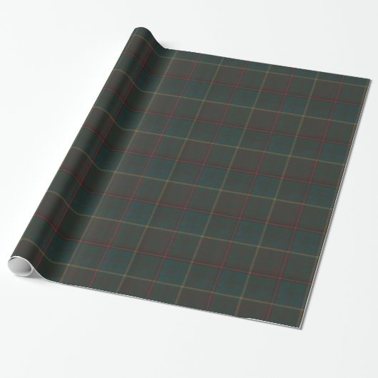 Provincie Ontario Tartan Wrapping Paper Cadeaupapier (Uitgerold)