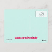provincie parma italië briefkaart (Achterkant)